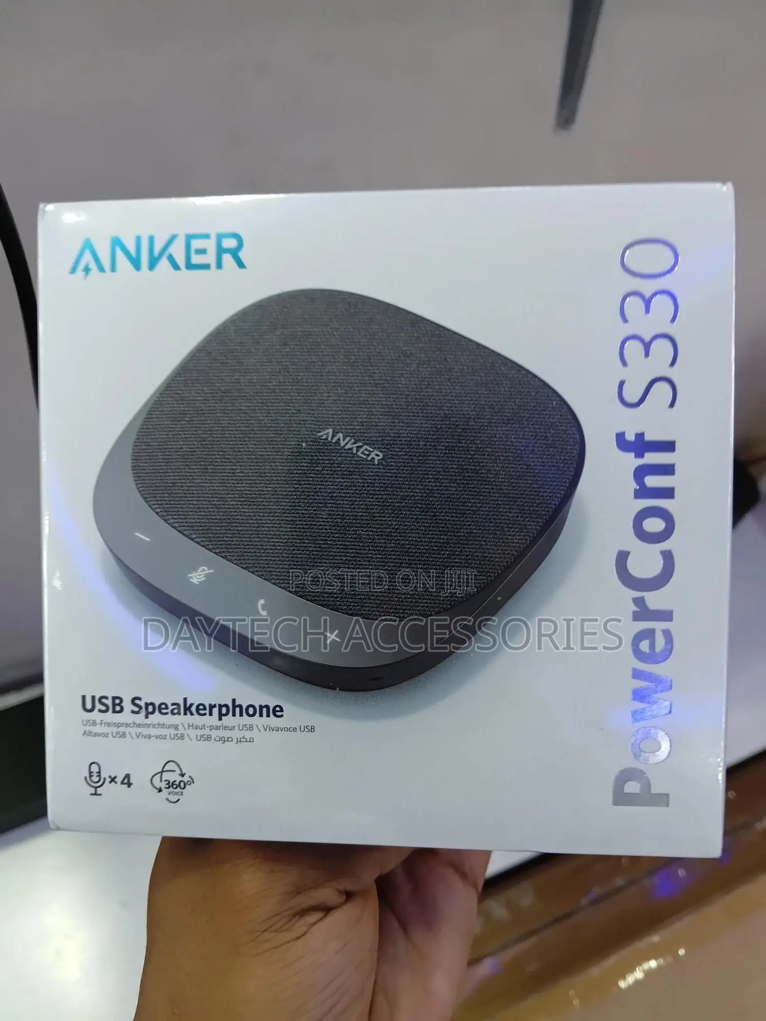 Powerconf S330 Usb Speakerphone Conference Microphone for Home Office