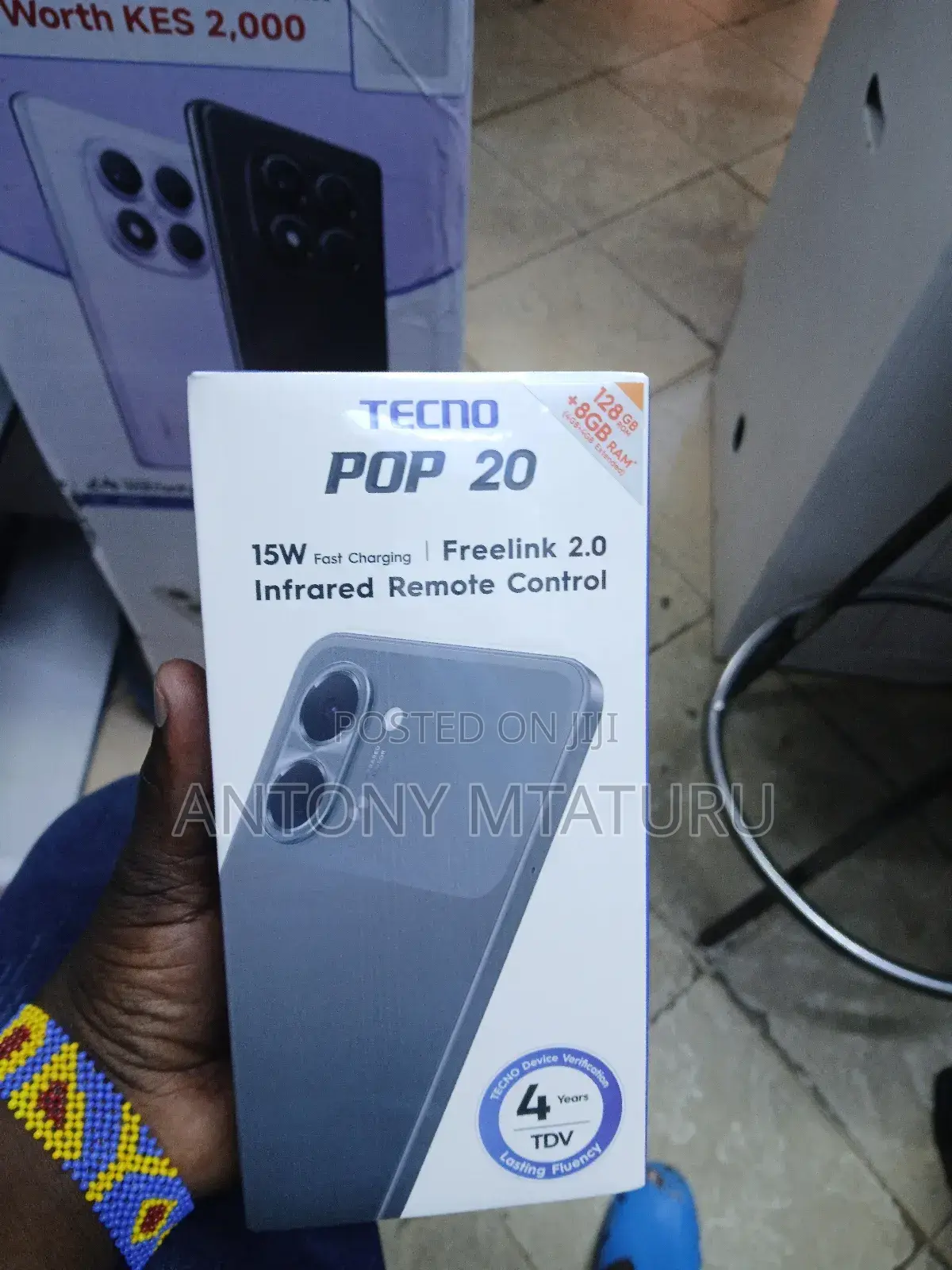 New Tecno Pop 20 128 GB