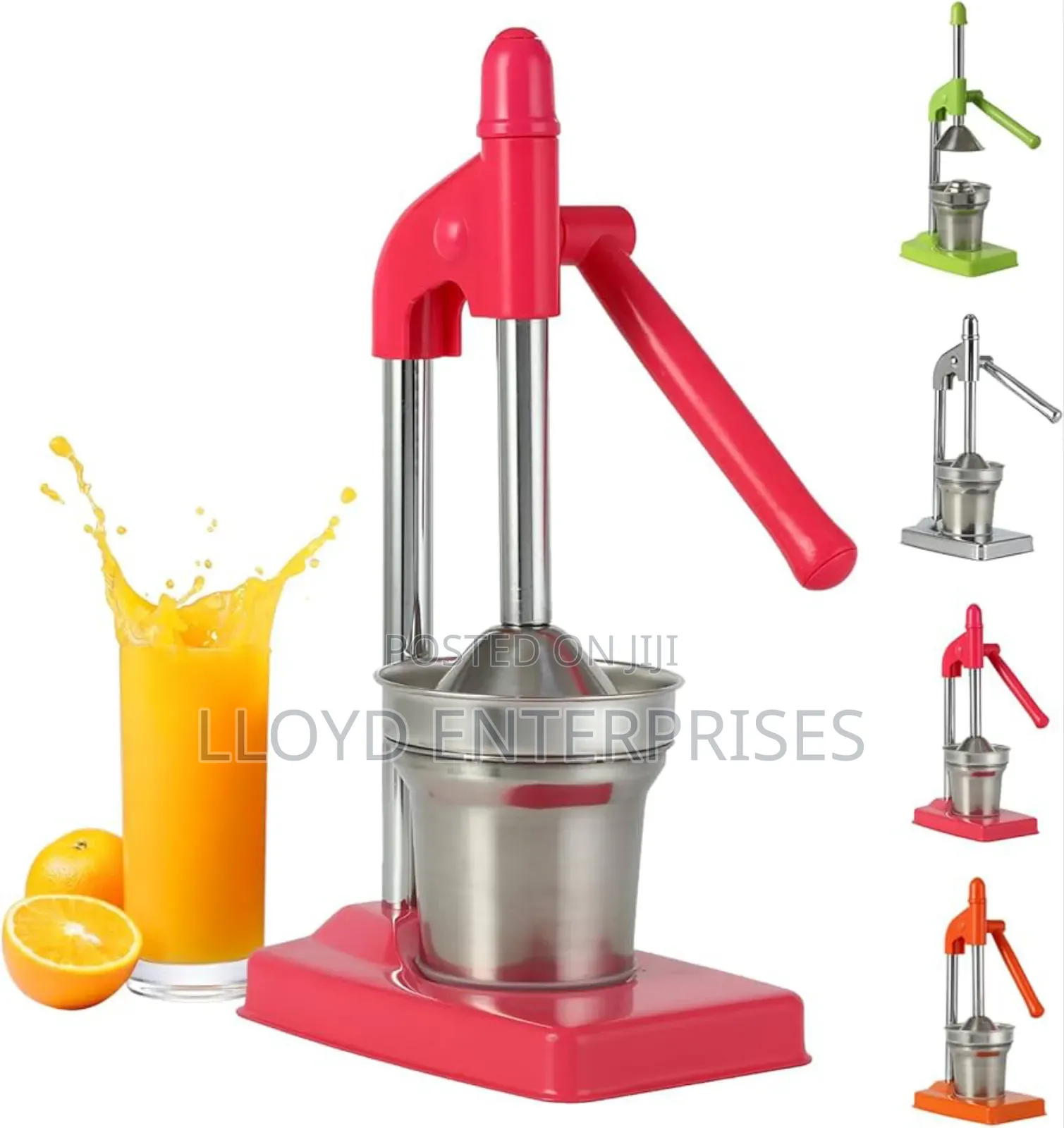 Heavy Duty Metallic Manual Citrus Juicer Stand Machine