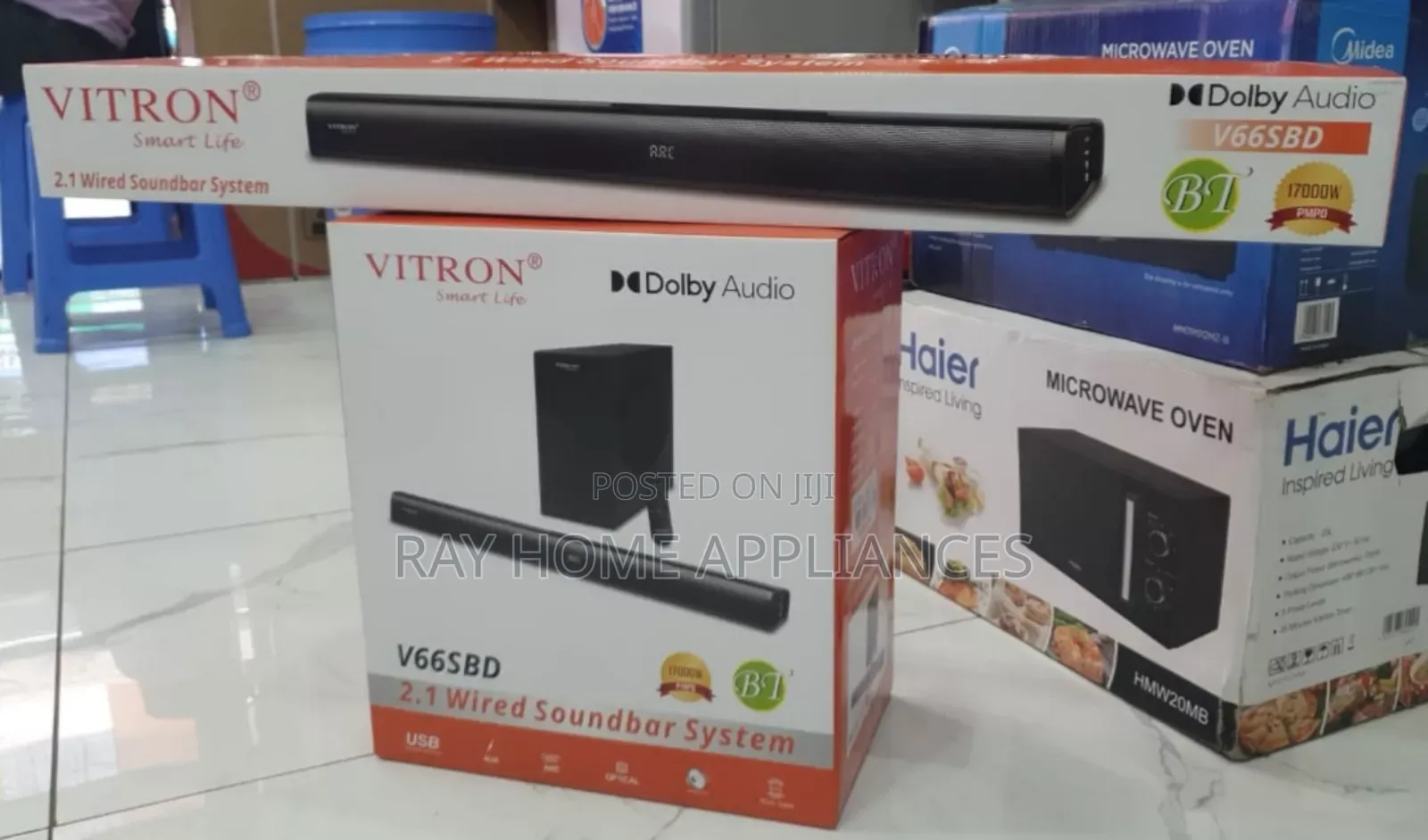 Vitron V66sbd 17000w Dolby Atmo 2.1ch Wired Soundbar System.