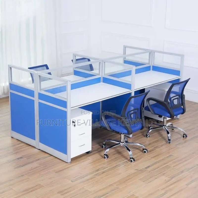 Office Workstation; 4-Persons Modular Office Workstation