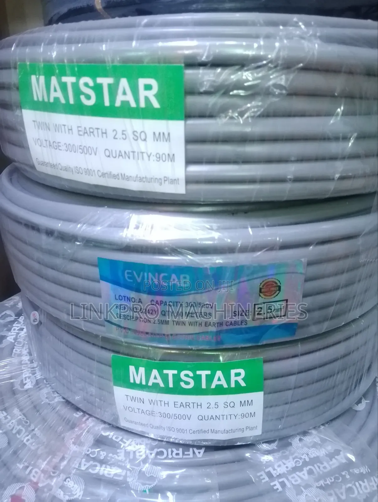 2.5mm Matstar Twin Cable With Earth