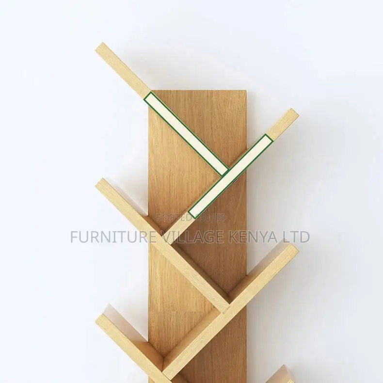 Office Bookcase; Wooden Bookcase Open Bookshelf for Living Room