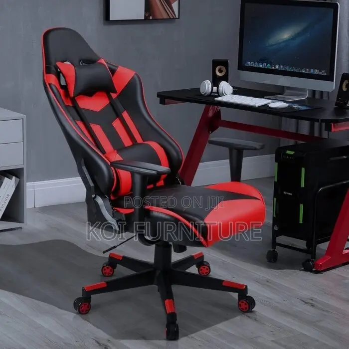 Office Chair : Comfortable Reclining Orange Office Chair