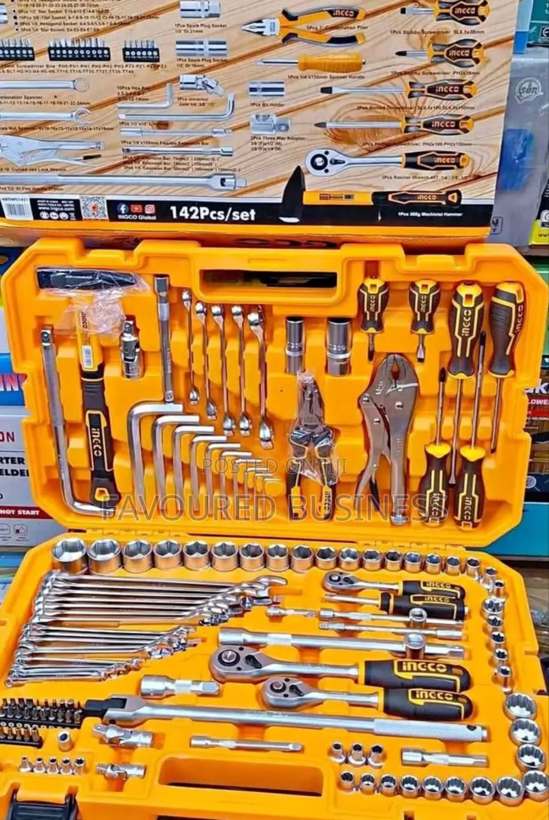 Toolbox Ingco Spanner Set /High Recommended Ingco Toolset