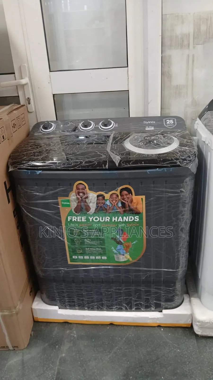 Syinix 10kg Twin Tub Washing Machine