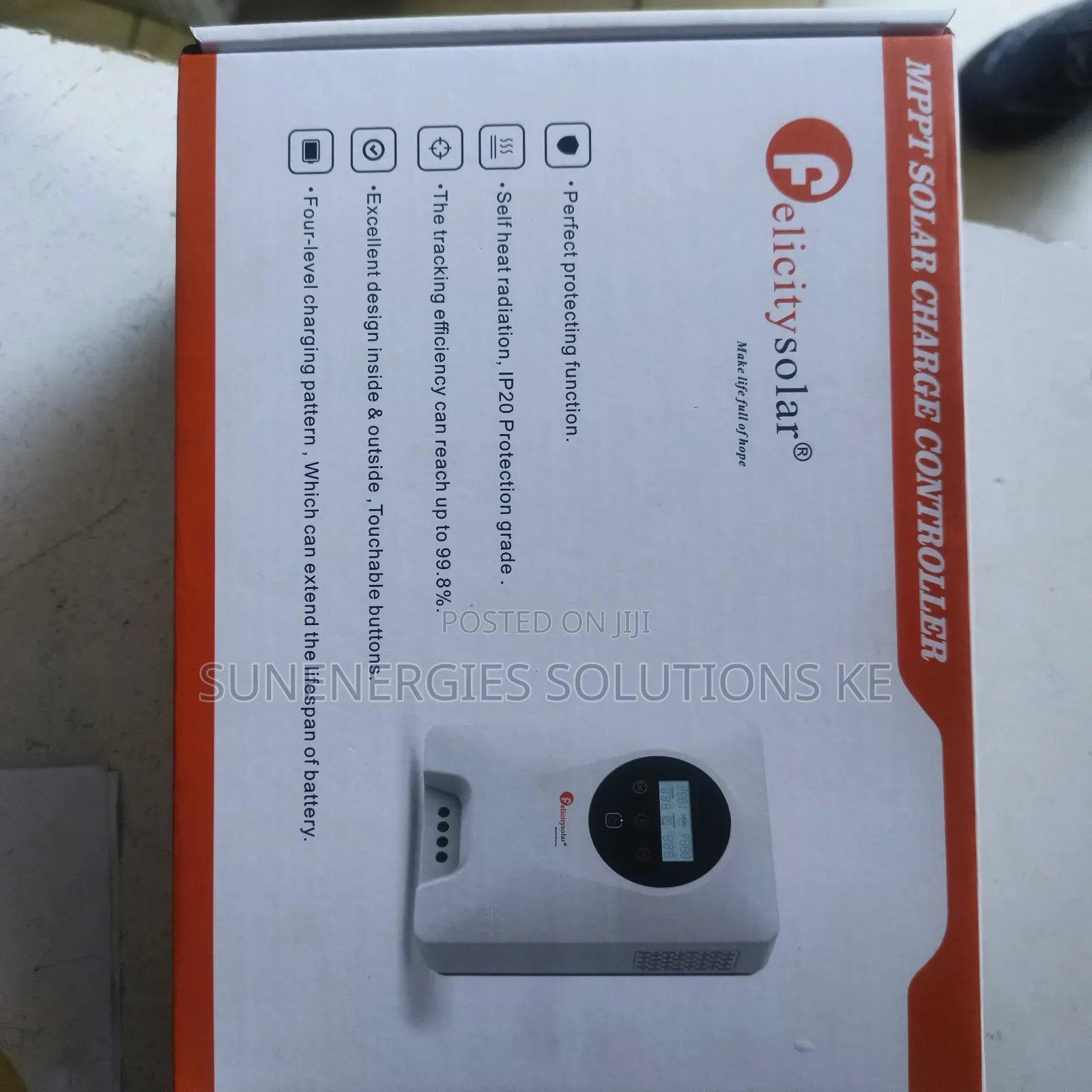 45a 12v/24v Felecity MPPT Charge Controller