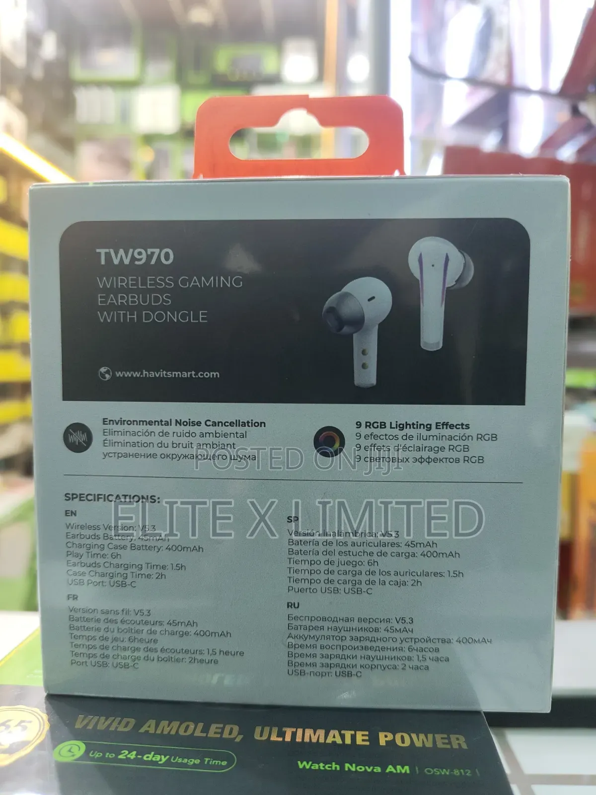 Havit Tw970 Wireless Gaming Earbuds With Dongle
