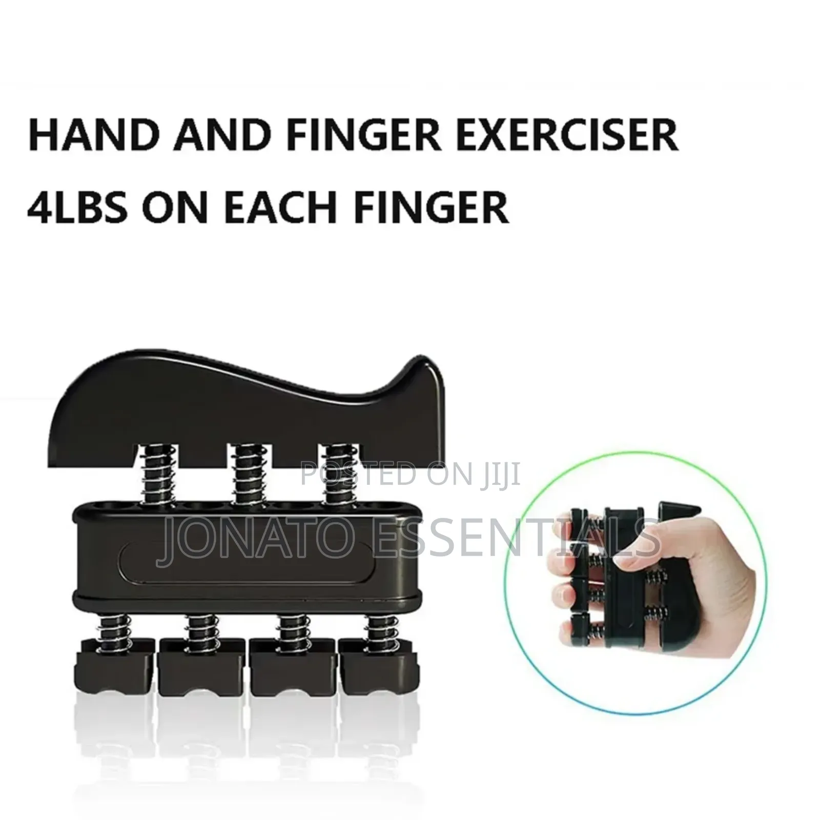 Hand Grip and Finger Exerciser - 4lb Resistance Grip Strengthener