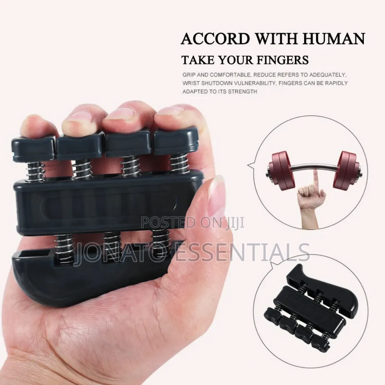 Hand Grip and Finger Exerciser - 4lb Resistance Grip Strengthener