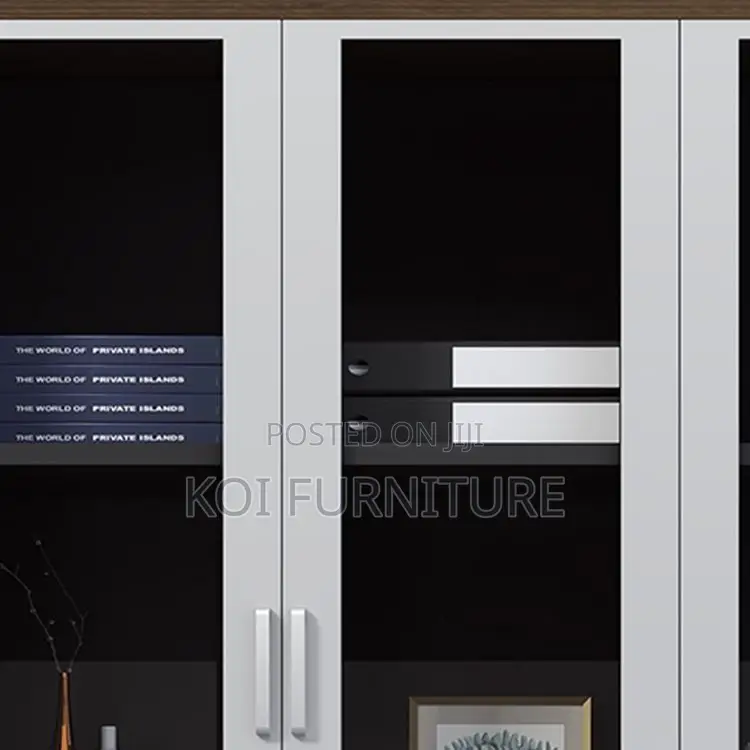 Office Cabinet : 3-Door Advanced Wooden Filing Cabinet