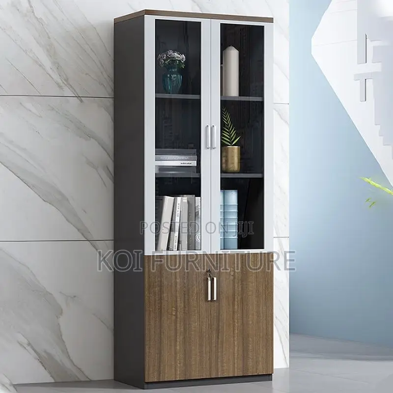 Office Cabinet : 3-Door Advanced Wooden Filing Cabinet