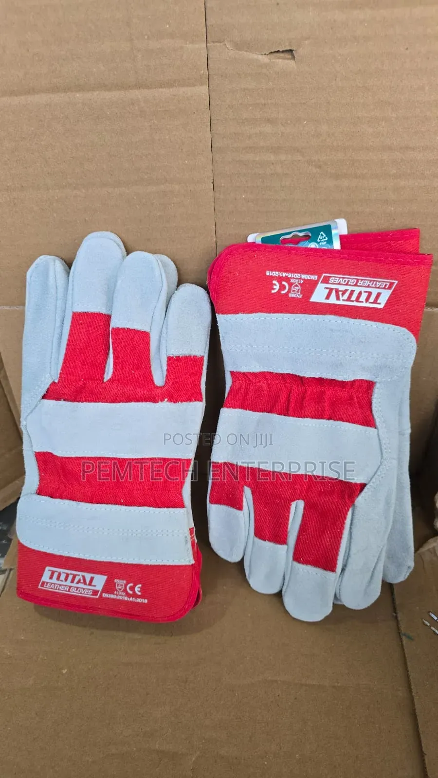 Total Tools Leather Gloves, Model Tsp14101
