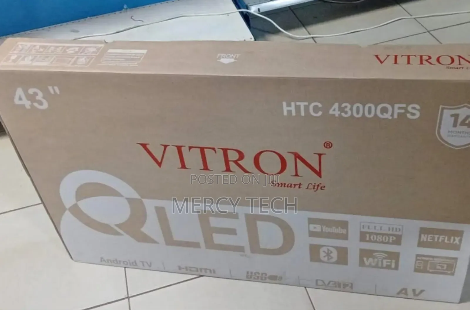 Vitron 43inches Qled Tv.