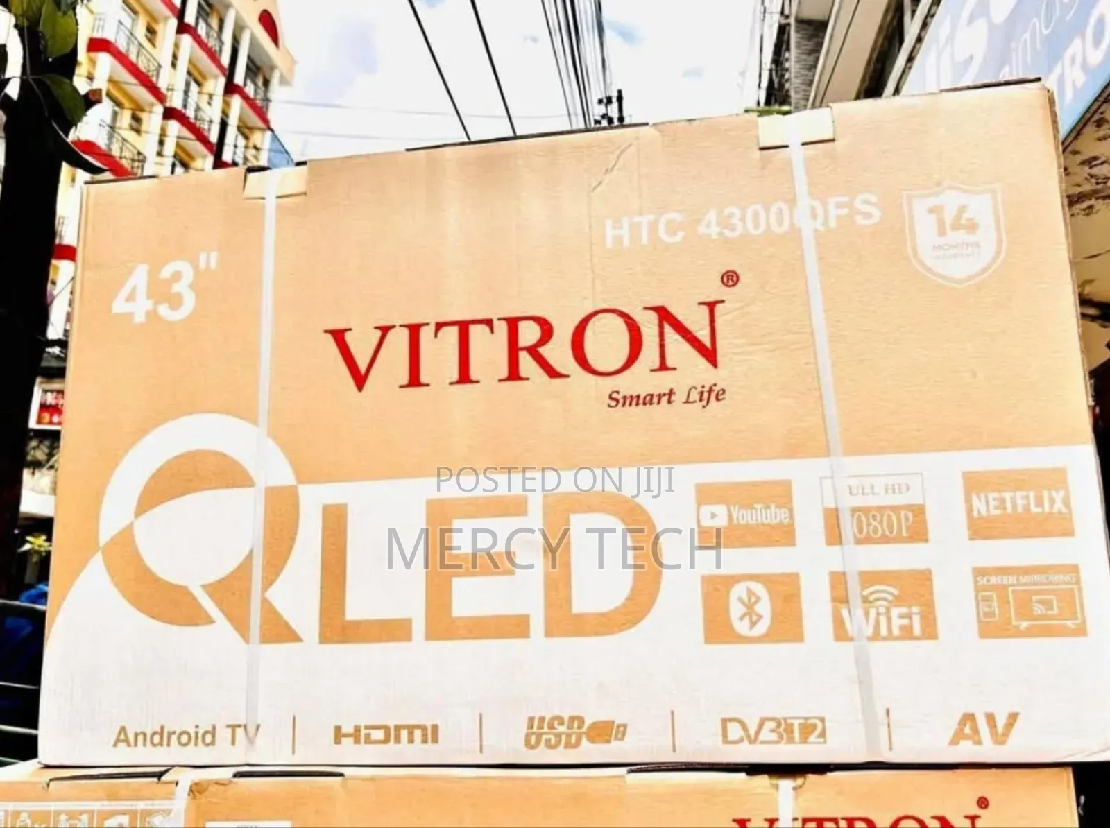Vitron 43inches Qled Tv.