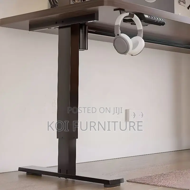 Office Desk; Brown Top 1200mm Ye4578 Adjustable PTRR Desk
