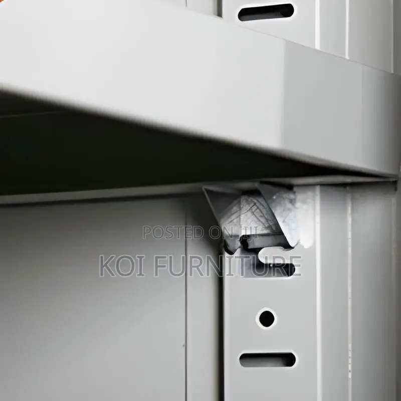 Office Cabinet; Two Doors Steel Grey Office Executive Compact Cabinet