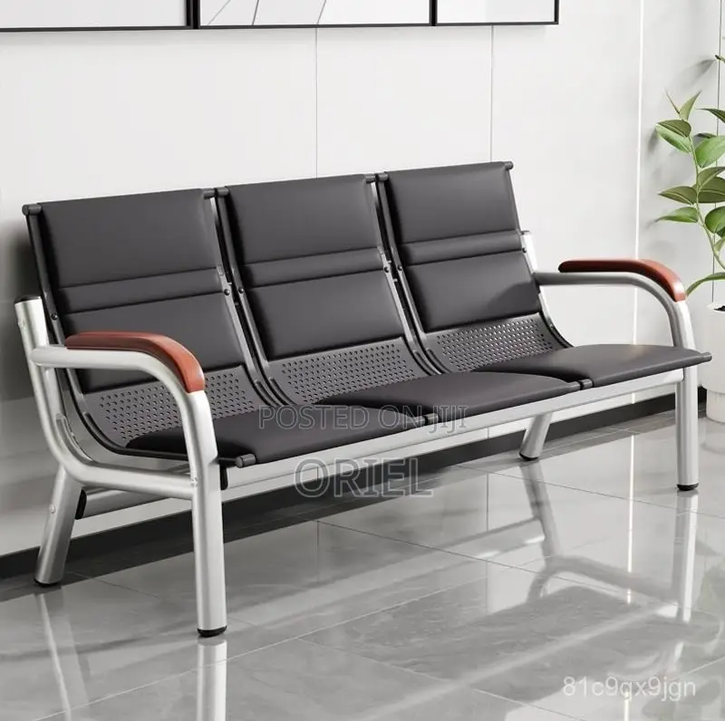 Reception Sofas:- Visitor Waiting Area Sofa With Arm Support
