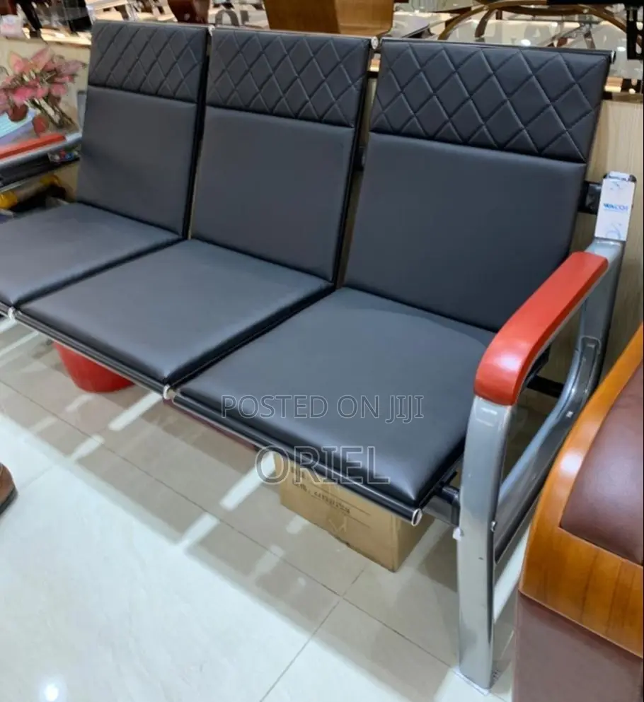 Reception Sofas:- Visitor Waiting Area Sofa With Arm Support
