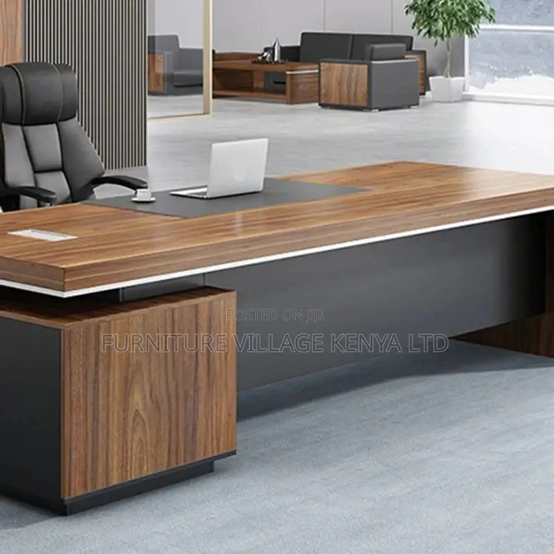 Office Desk; Modern 1.8 Meter L-Shaped Executive Office Desk