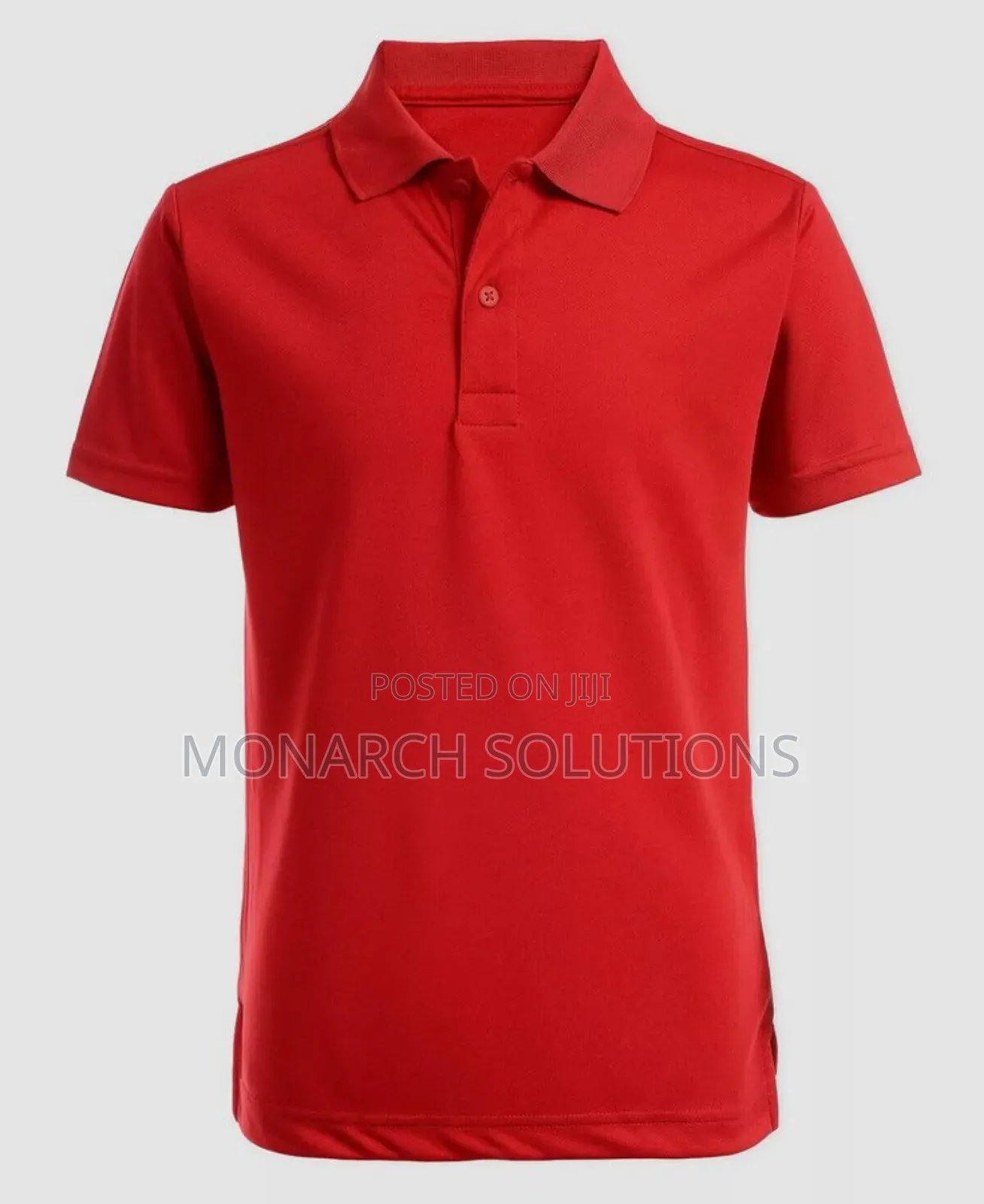 Deep Red Polo Tshirts