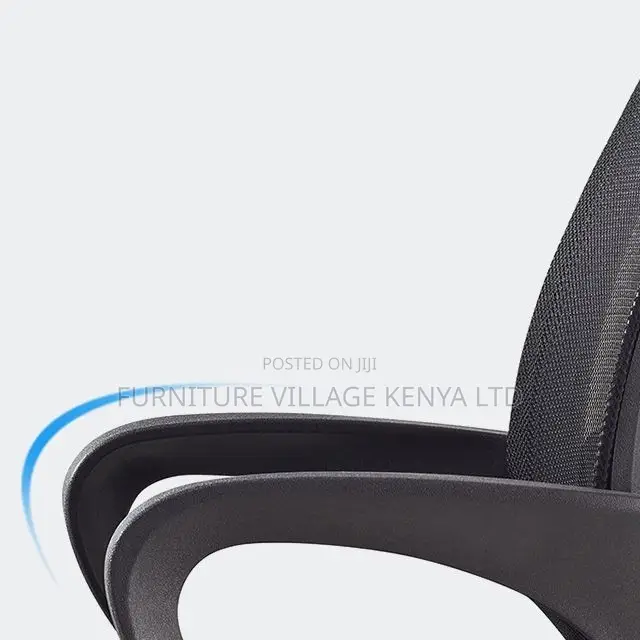 Office Chair; Black Swivel Adjustable Office Chair