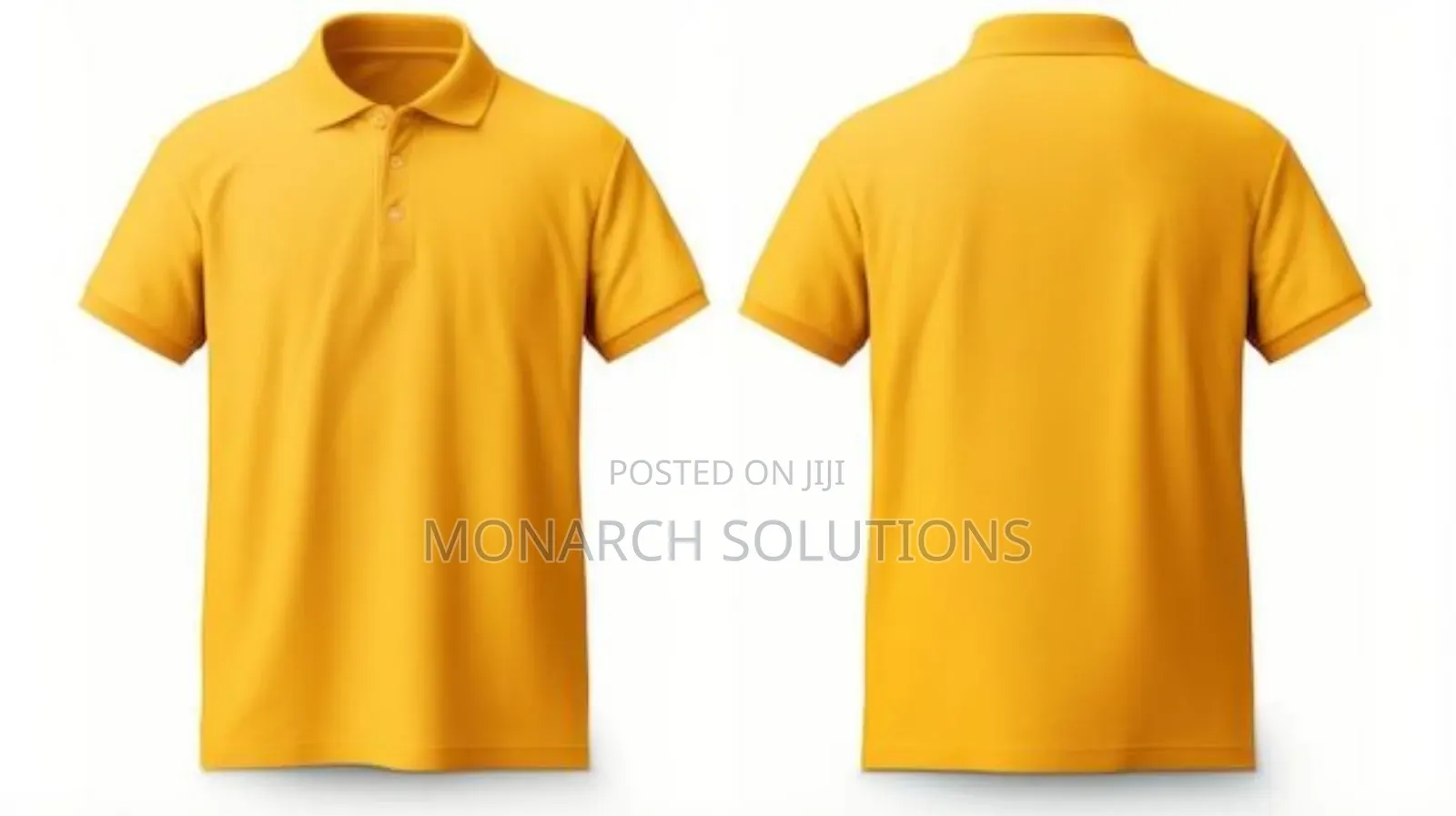 Deep Yellow Polo Tshirts Wholesale Price