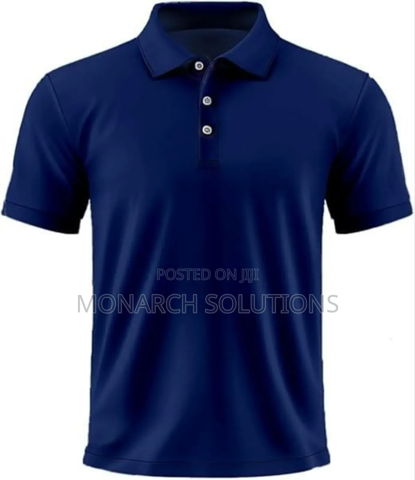 Navy Blue Slim Fit Polo Tshirts