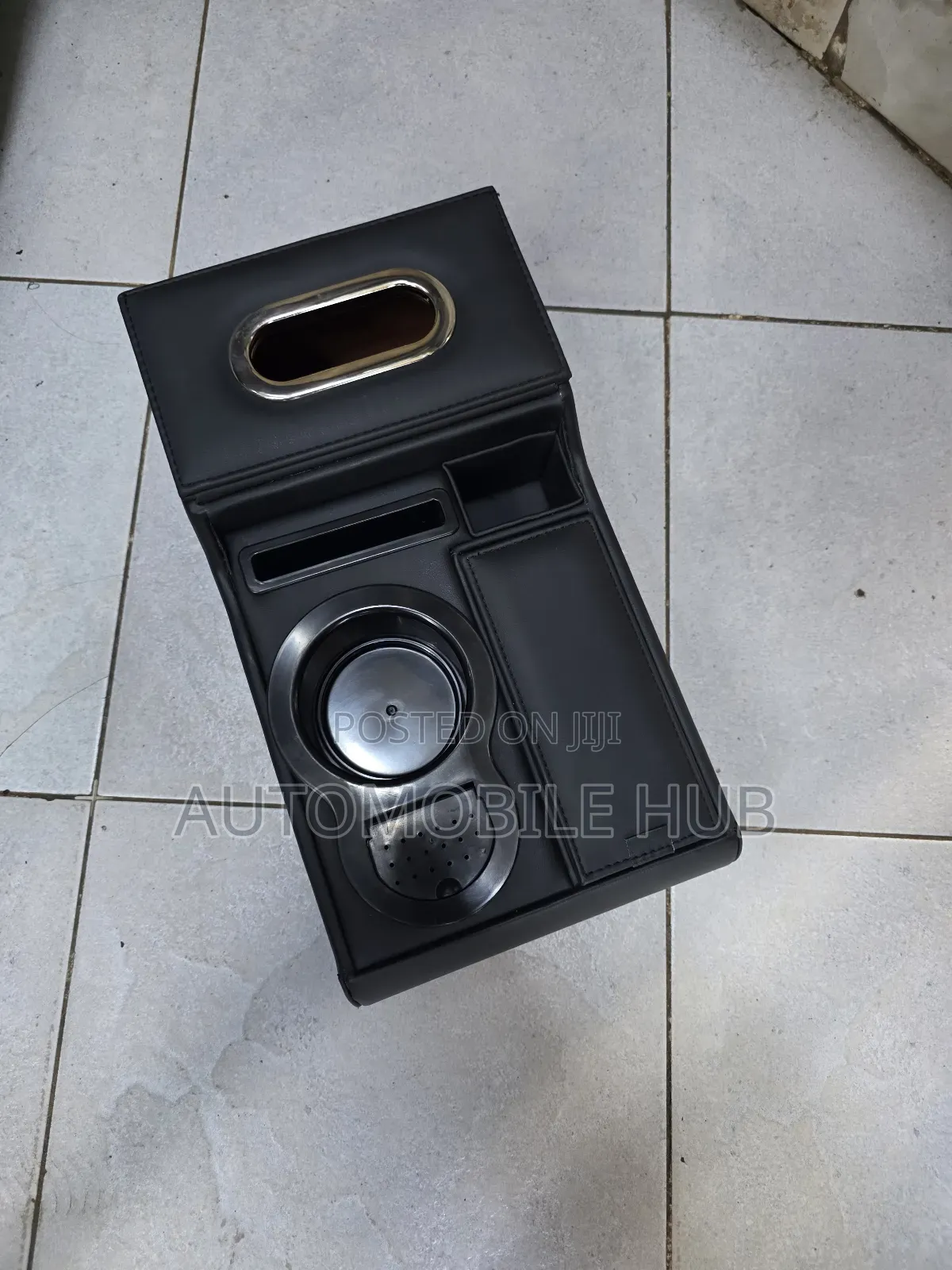 Car Armrest Organizer With Cup Holder | Universal Center Console