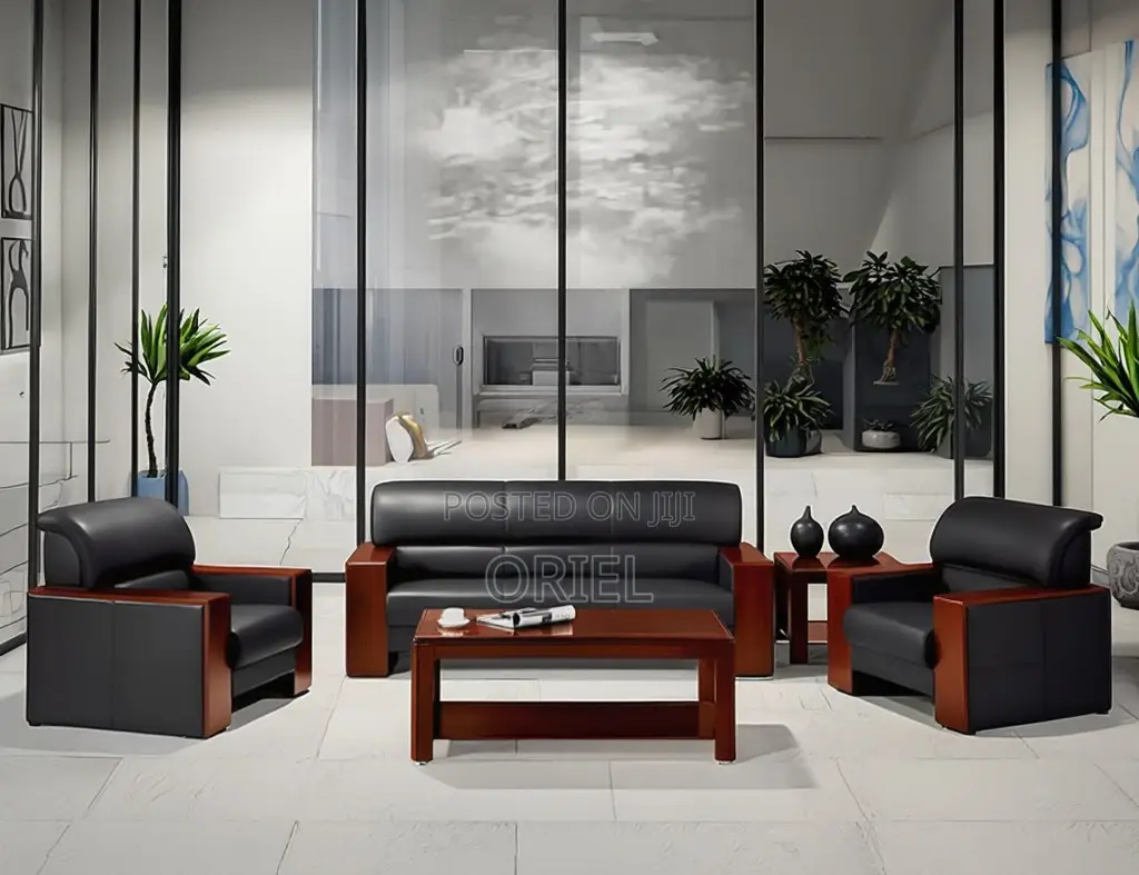 Office Waiting Sofa : Office Executive 5-Seater Sofa-Set