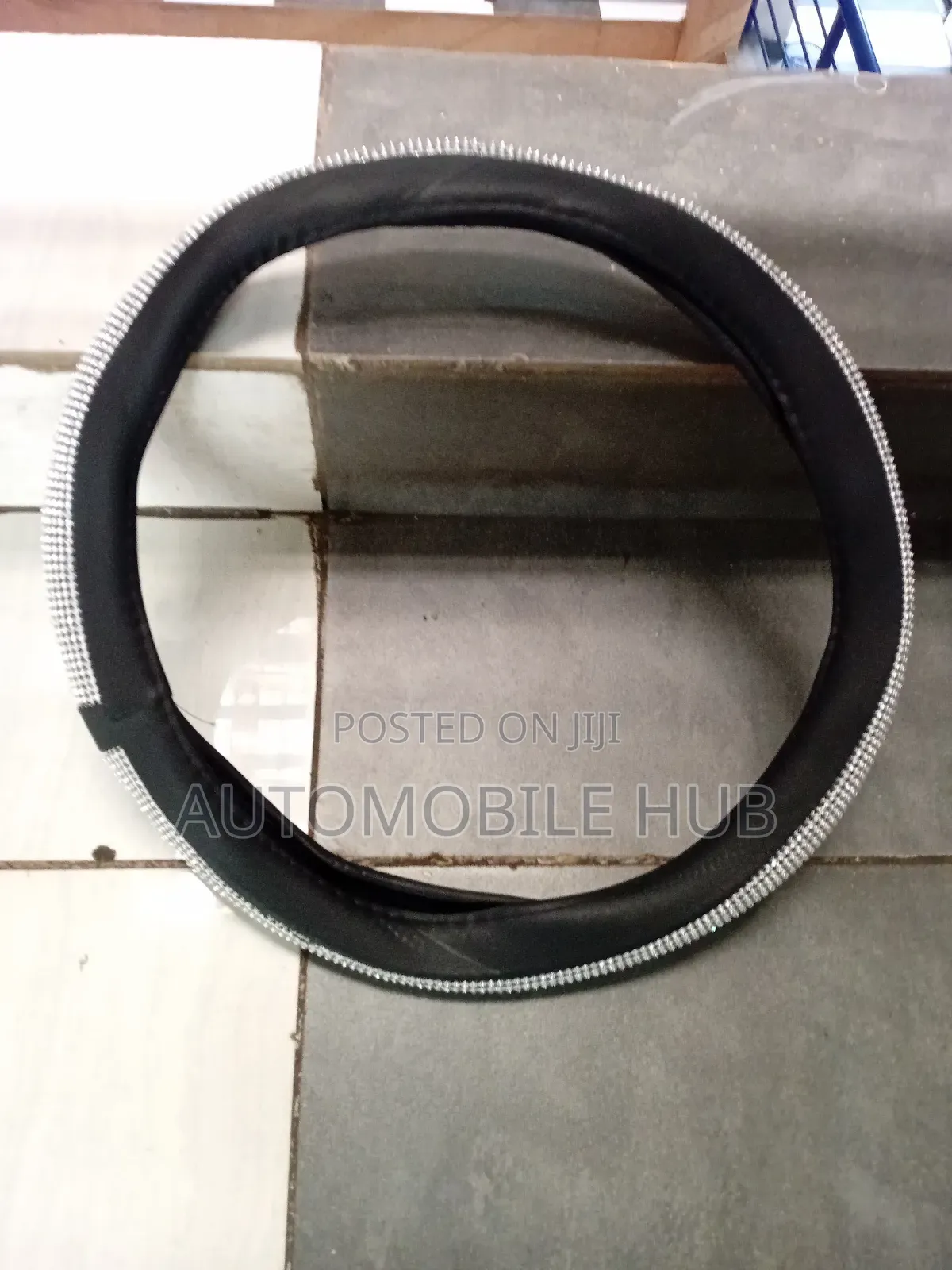Premium Shiny Leather Steering Wheel Cover
