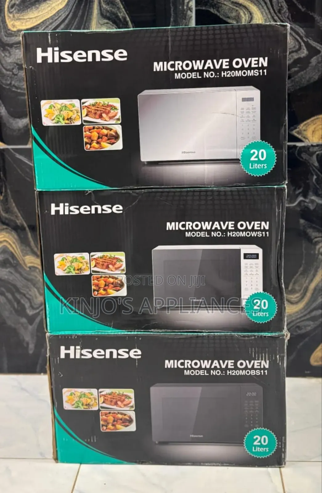 Hisense 20litres Digital Microwave White