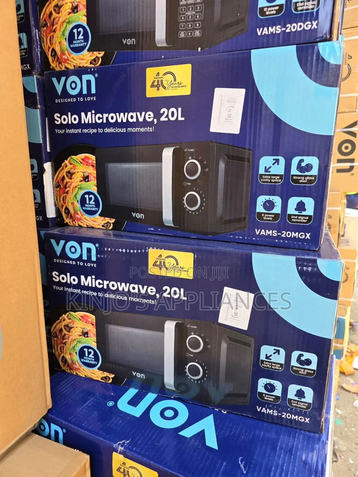 Von Manual 20 Litres Microwave