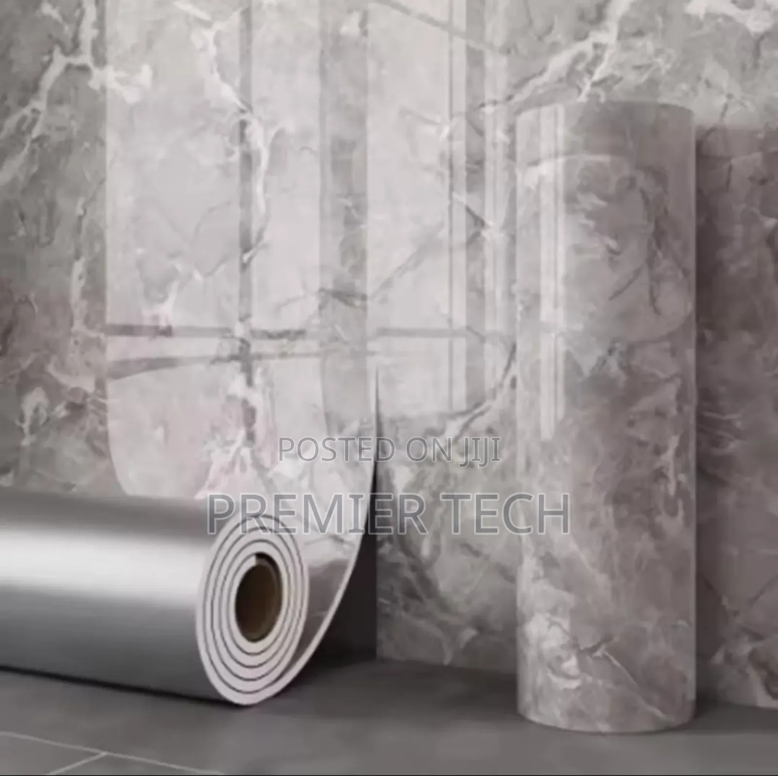 *Adhesive Marble Wall Paper Roll*