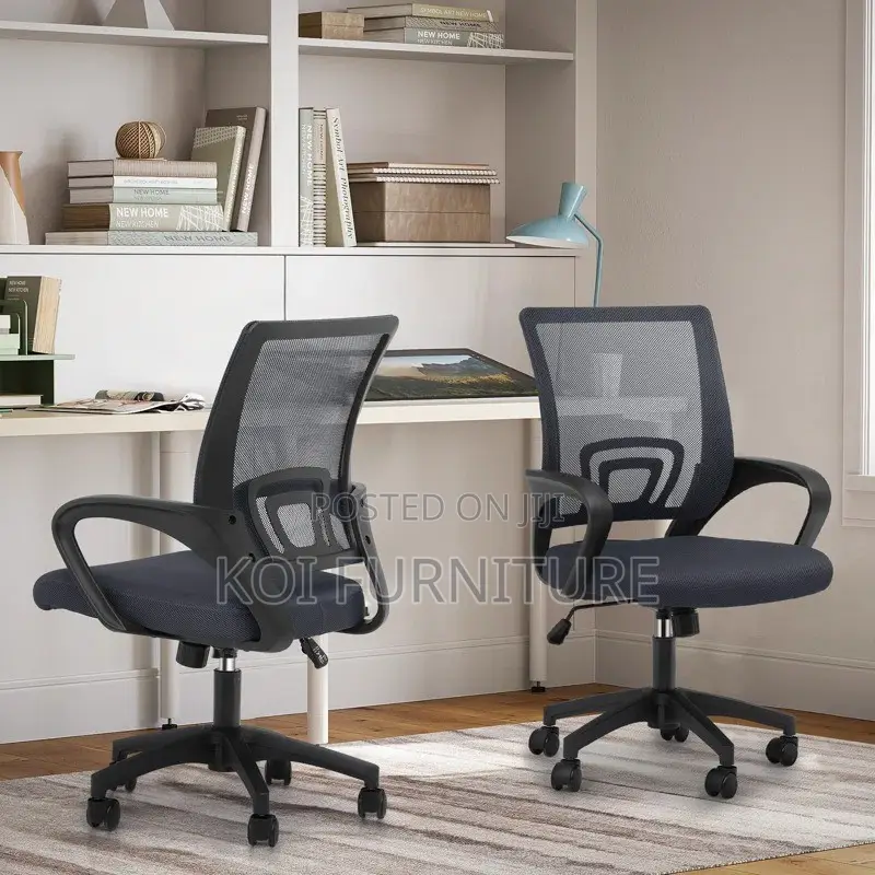 Office Chairs; Ergonomic Mid Back Swivel Clerical Office Chair