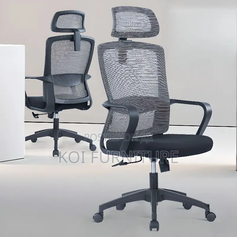 Office Chairs; High Back Ergonomic Office Seat With Headrest