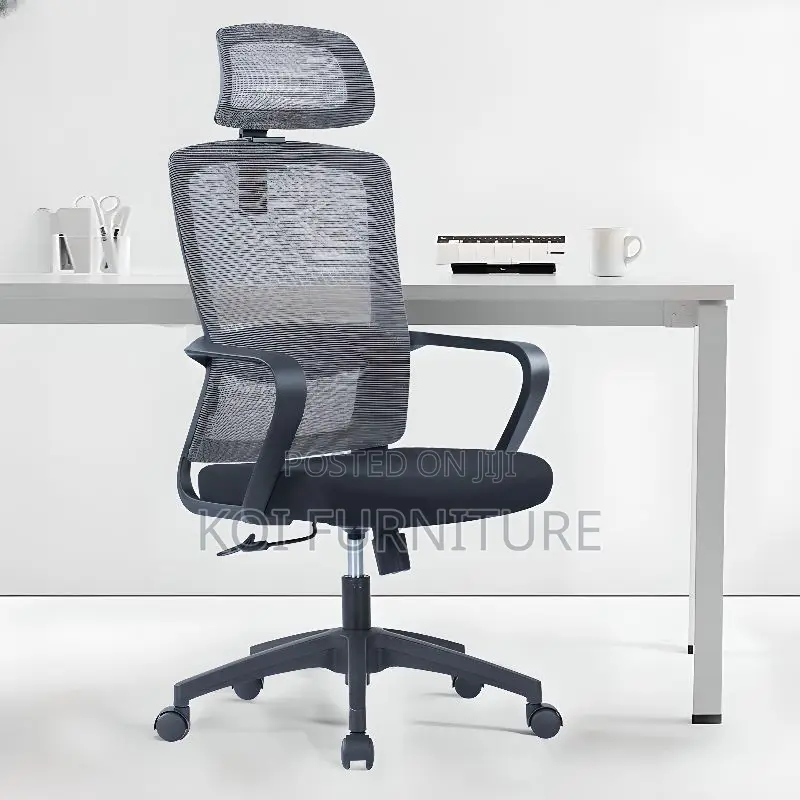 Office Chairs; High Back Ergonomic Office Seat With Headrest