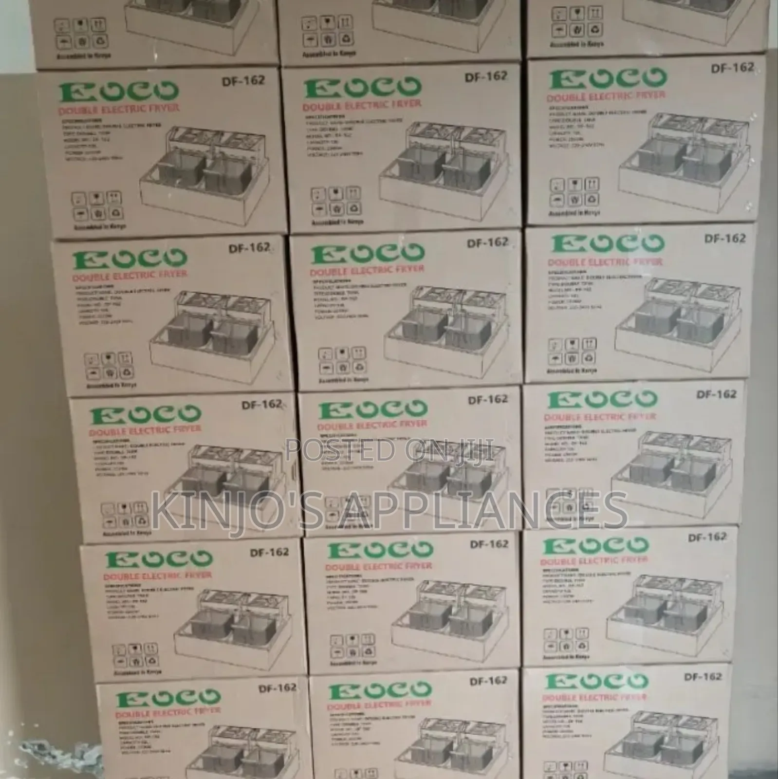 Ecco 6+6litres Double Deep Fryer