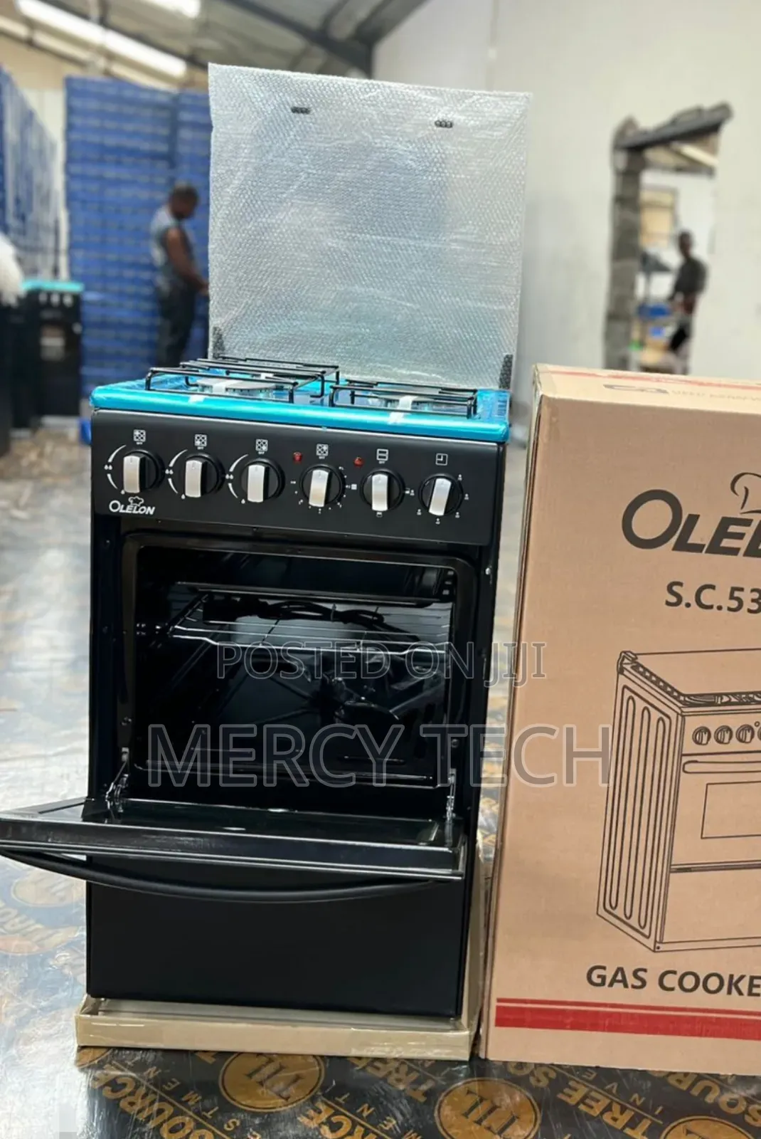 Olelon 3g+1e Standing Cooker With Oven