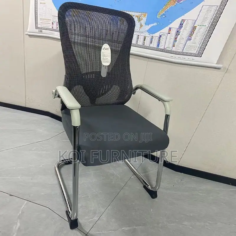 Office Chairs; Sled Based Ergonomic Visitors Mesh Office Seat