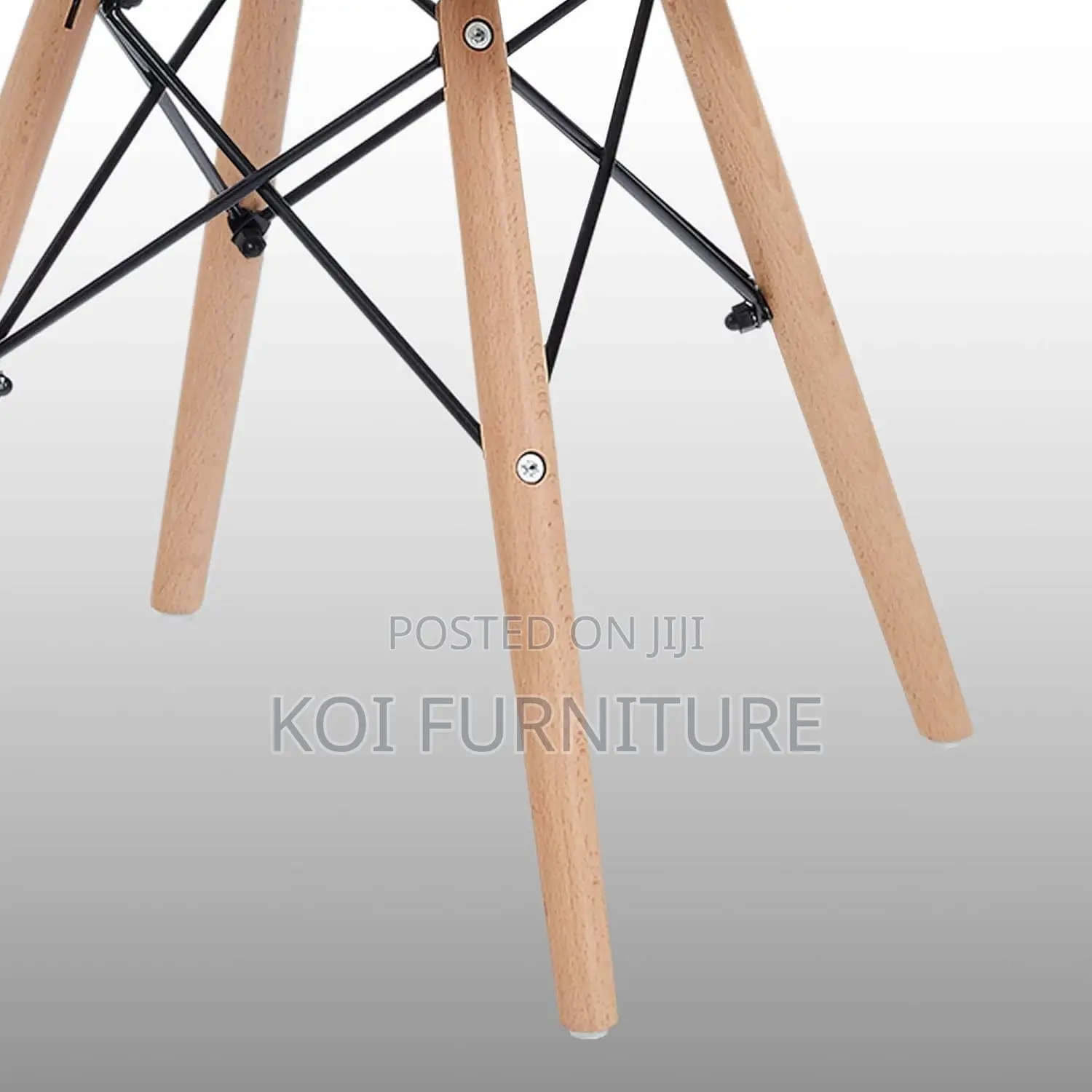 Dining Chairs; Plastic Eames Molded Home Outdoor Dining Chairs