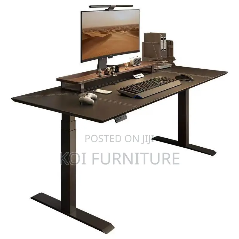Office Desk; 1.8m Electric Adjustable Home Office Computer Desk