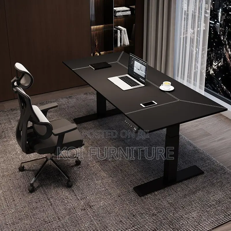 Office Desk; 1.8m Electric Adjustable Home Office Computer Desk