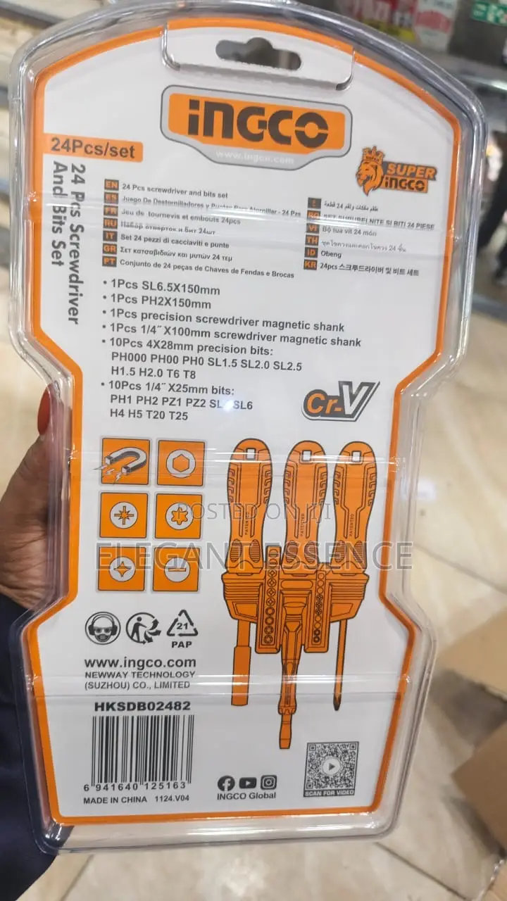 24pcs Screwdriver and Bits Set