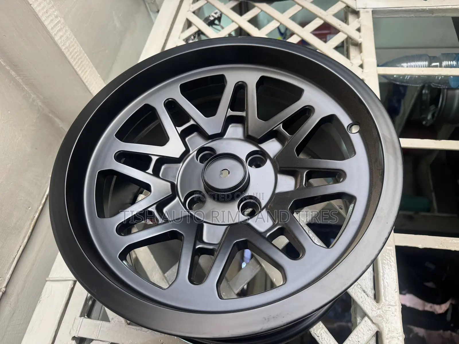 Multi Black 14 Inch Offset Rims Set