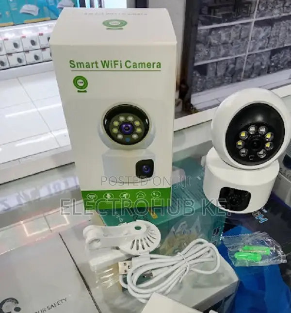 Indoor Wireless Nanny Camera V380-Pro Dual Camera