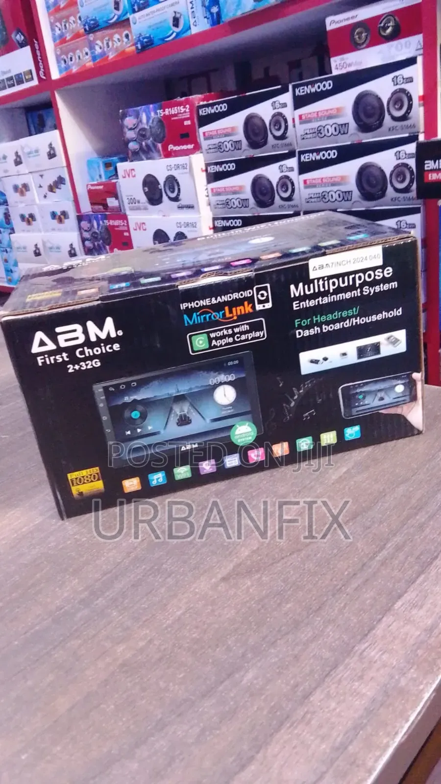 7 Inch Abm Android Bluetooth Car Radio With Carplay and Android Auto