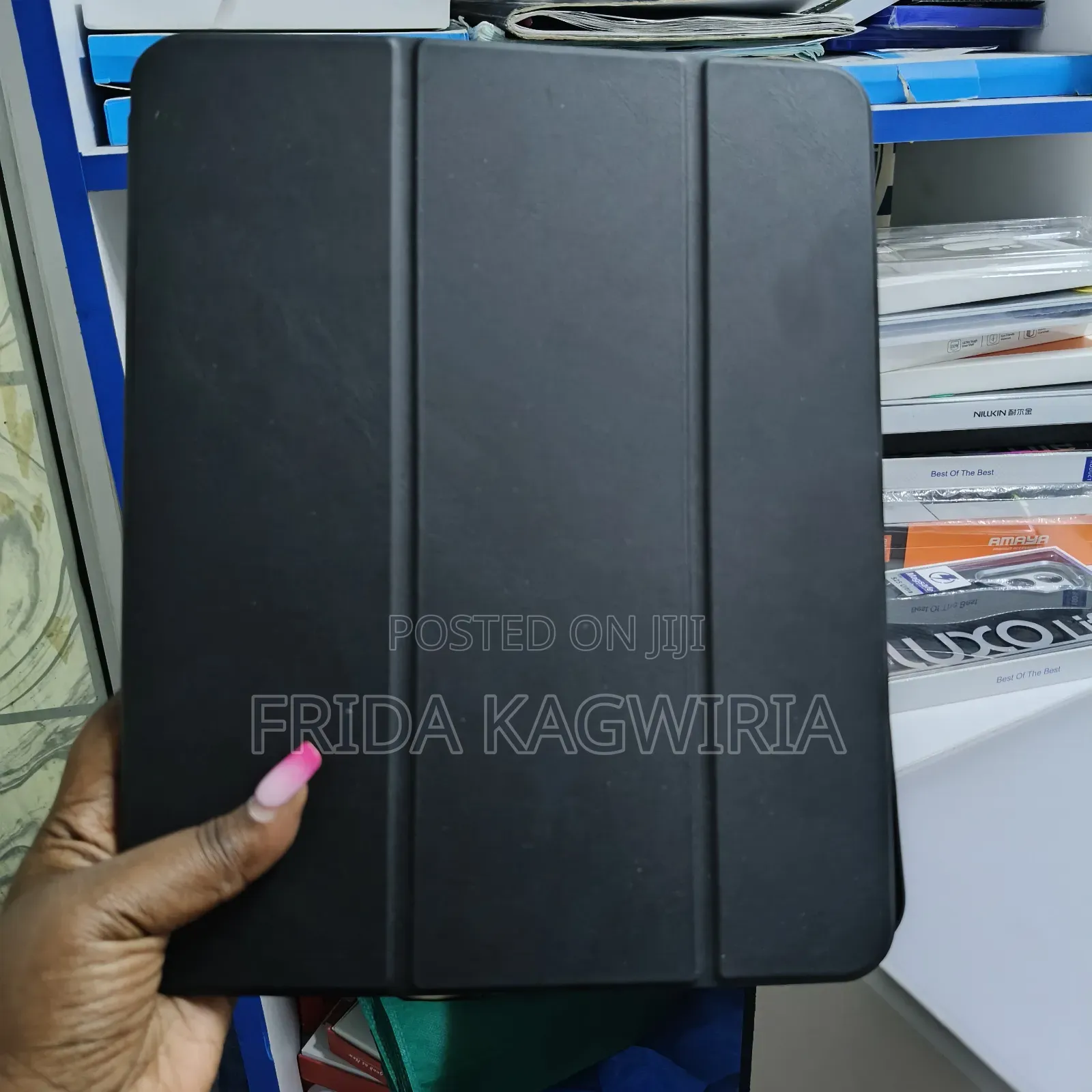 iPad Pro 13" Leather Flip Case With Pen Slot