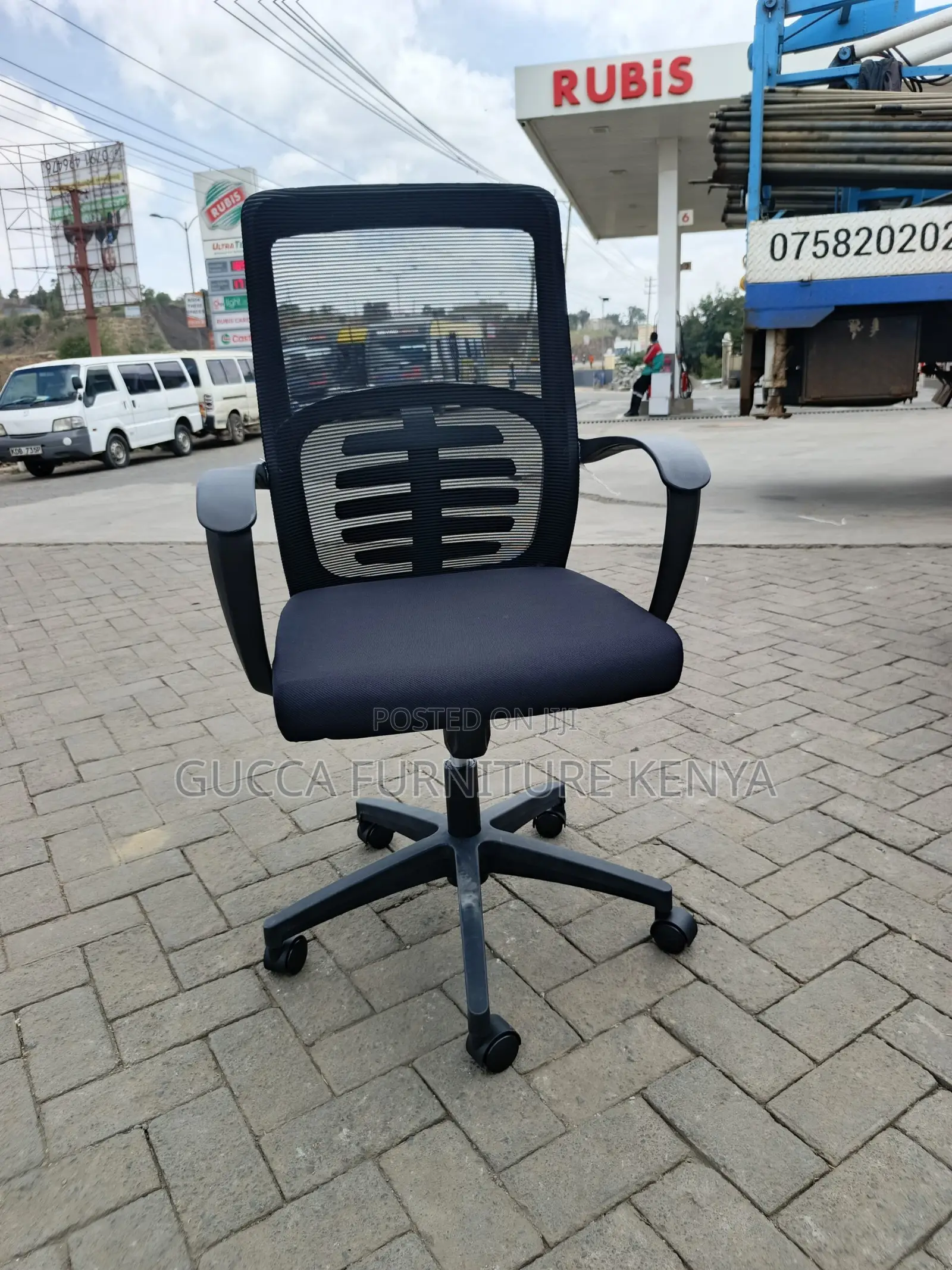Swivel Mid-Back Ergonomic Computer Chair