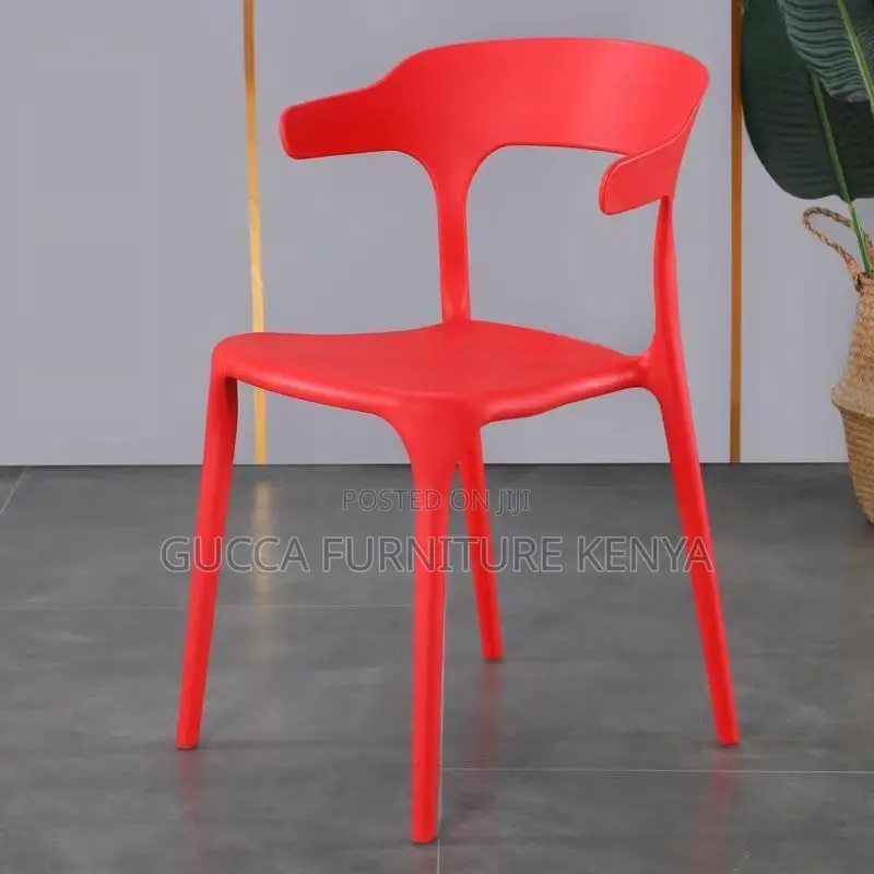 Multi-Purpose Stackable Armless Plastic Dining Chair